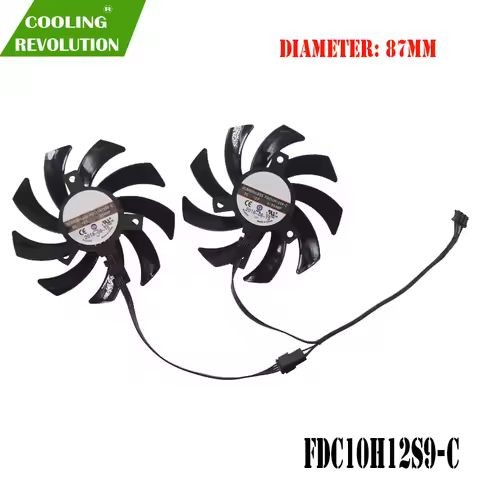 87mm FDC10H12D9-C GTX 1070TI GPU Card Cooler Fan Replace For Palit GTX 1070 GTX 1070 TI 8G Dual GTX 