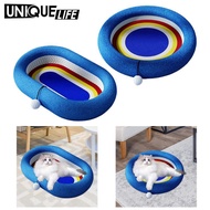 [Yoyoyo1] Cat Scratching Bed with Scratching Board, Sleeping Bed, Play Ball, And Non-slip Flannel Ba
