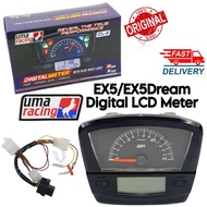 EX5/Ex5Dream Digital LCD Meter (Uma Racing) Digital Meter With Blue Black Light ULBEH