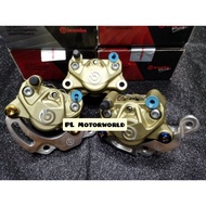 Y15 Y16 Brembo P34 with Bracket Brembo P34 Gold 2pot caliper 100% Made In Italy
