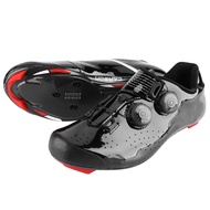 BOODUN Carbon Fiber Road Cycling Bike Shoes Breathable Athletic Racing Shoe 42 - Lightweight, Durable, Comfortable - Ideal for Road Cyclists