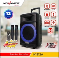 Speaker Portable Advance K1212A 12inch Free Mic/Speaker Portable Advance K1212A ORI