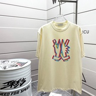 Moncler2026 Moncler-New Style 6XL Classic Round Neck Short-Sleeved T-Shirt Men Women Style Large Siz