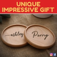 💑 Unique Personalised Gift Name Coaster ☕ Christmas Birthday Wedding Customised Farewell Gifts Birthday Celebration