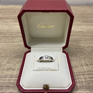 Cartier 750白K金Love戒指 婚戒