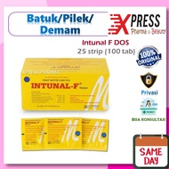 ⚡XPRESS⚡ Intunal - F DUS Obat Batuk Pilek Demam Sakit Kepala Flu Tablet Tuzalos Intunal Forte Intuna