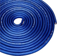 Conext Link 20 ft 4 GA Gauge AWG Car Amplifier Battery Power Cable Ground Wire CCA Frost Blue （10842）