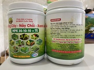 Phân Bón NPK 30-10-10+TE Biomax Cuốc Vàng - Hủ 500g – Dưỡng Cây - Nảy Chồi - Xanh Lá - Nguyên Liệu N