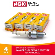 NGK BP6ES Standard Spark plug for Mitsubishi Lancer EL GL GLX GLS Box Type / Evolution 2.0 4g63 4Pcs