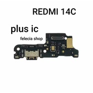 REDMI 14C PCB CONNECTOR CHARGER BOARD REDMI 14C REDMI 14 C CON HF CHARGING BOARD + CAS
