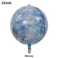 Balon PLANET 4D / Balon Foil Planet Bumi Bulan Merkurius Mars Venus Jupiter Saturnus