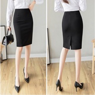 AUTHENTIC TOTOSA SHOP 2-layer pencil skirt, office style, 4-way stretch welded umi fabric_cv905