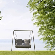 HY&amp; Outdoor Swing Glider Indoor Adult Hanging Basket Rattan Chair Nordic Balcony Rocking Chair Single Courtyard Swing Ra