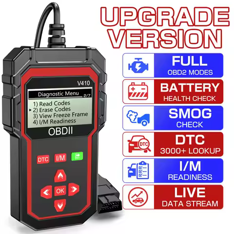 Multi Languages OBD2 Scanner ODB2 Code Reader Erase Fault Codes Car OBD 2 Diagnostic Tools Battery T