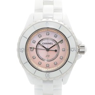 [Used] Chanel CHANEL Watch J12 12P Diamond H5513 Pink Shell Ceramic Diamond J12 12P Diamond Ladies U