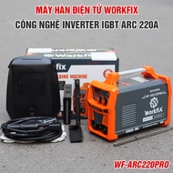 WORKFIX WF-ARC220PRO electric welding machine, INVERTER IGBT, Capacity 6.1kVA, 20-220A, Welding rod 