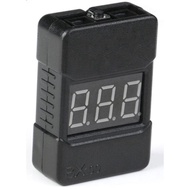 TQ TOP QUALITY 047 BX100 1-8S LI-PO BATTERY VOLTAGE TESTER & LOW VOLTAGE BUZZER ALARM