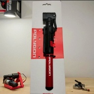 Portable mini polygon air lite telescopic 87psi/6bar, polygon mini pump presta and schrader