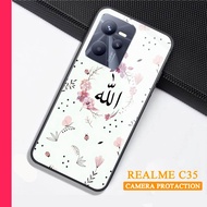 Softcase Glass Kaca REALME C35 - Casing hp REALME C35 [ S50 ].