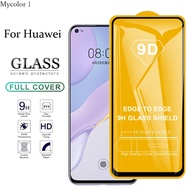 Huawei 9D Full cover Tempered Glass Screen Protector Nova Y70 10 8 7 SE 7i 5T 5 Pro Plus 5i 4 4E 3 3