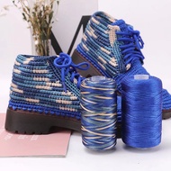 Beg Benang Kait (warna 421-463)SMA Summer cool Flat Fancy Yarn Mix-color扁带线(Nylon Yarn)(lebar 3mm)(B