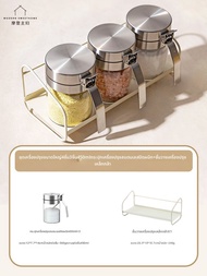 MODERN SWEETHOME | กล่องใส่เครื่องเทศแก้ว 304 สแตนเลส