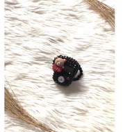 (READY TO SHIP) SWAROVSKI DIGITAL TASBIH (BLACK SERIES PEARL RING) BLINK-BLINK DIGITAL TASBIH BEAUTI