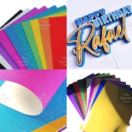 10pcs 250gsm/80gsm Glitter and Shiny Metallic Mirror Card Board DIY Paper for Arts Cardstock