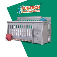 BOX BAYI PRELOVED PLIKO KAYU MURAH LIPAT DOES BABY TAFEL | FURTECH
