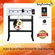 Hybrid Auto Scan 2 Feet Sticker Plotter Machine CCD ( 1 years warranty + After sales support )