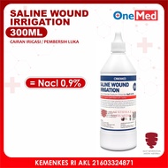 Saline Wound Irrigation Onemed 300ml (Nacl 0.9%) Botol Semprot Cairan Basuh Cuci Pembersih Luka 300 