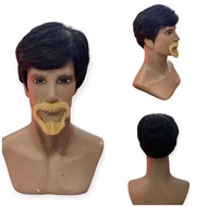 Wig rambut palsu pria model cepak standart bahan fiber CK JONAS