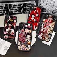 Betty Soft BoopGirl hp Clear Plating Casing for Xiaomi Redmi Note poco 9T X7Pro M3 9C 11S 10T 10 M5S