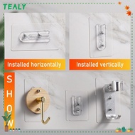 TEALY Double Hole Screw Sticker, Wall Hanger No Punching Traceless Nail, Wall Screw Sticker Screw Ho