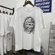 Travis Scott Cactus Utopia Hedgehog Head Print Album Short Sleeve T-Shirt