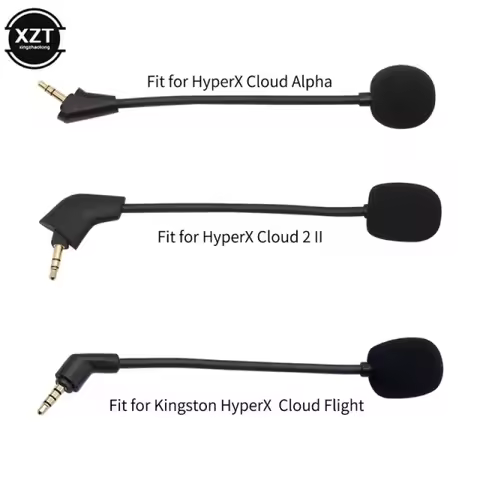 Headsets Microphone for Kingston HyperX Cloud Alpha S 2 II X Core Pro Cloud Flight Cloud9 Edition Ga