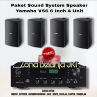 Paket Sound Cafe Resto Karaoke YAMAHA VS6 6 Inch 4 Speaker ( Y-1 )