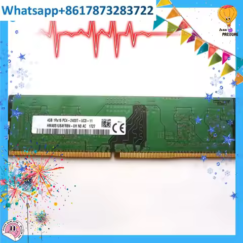 4G 1RX16 PC4-2400T DDR4 Desktop Memory HMA851U6FR6N-UH