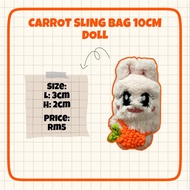Carrot Sling Bag 10cm Doll