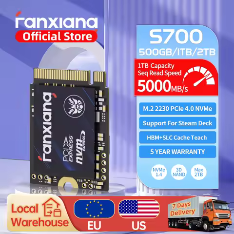 [EU/US Shipping]Fanxiang S700 M.2 2230 SSD 5000MB/s 500GB 1TB Hard Disk PCIe4.0x4 NVMe Internal Soli