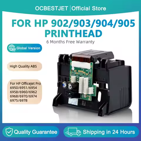 OCBESTJET Head Printhead for Hp 902 904 903 905 for Hp Officejet 6950 6960 6978 6951 6954 6958 6968 