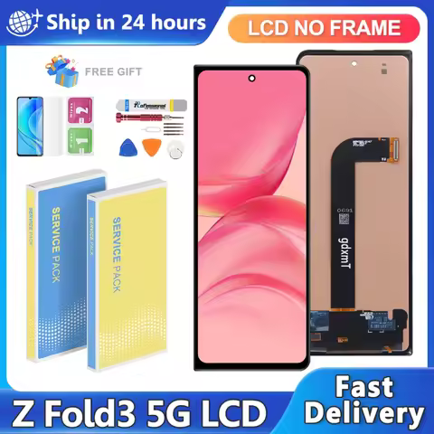 Fold3 Display For Samsung Z Fold 3 F926 F9260 LCD Display Touch Screen Digitizer Assembly Replacemen