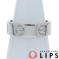 Cartier Love Ring B4084751 (#8) (#8 Width: approx. 0.5cm) K18WG #48 Polished, Excellent Condition [P