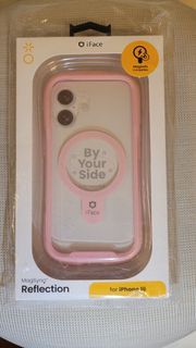 日本iFace Iphone 16 case粉紅色