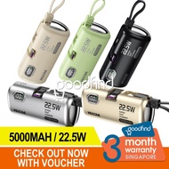 CCC CERTIFIED WEKOME Fast Charging Emergency Power Bank 5000mAh Type C Capsule Power Bank - GoodFind