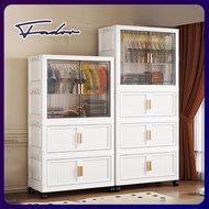 Fador 55-90cm Cabinet Organizer For Clothes Foldable Storage Cabinet Wardrobe Durabox Megabox