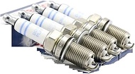 Double Platinum Car Spark Plug compatible for Audi A3 A4 A5 A6 A7 A8 Q3 Q5 Q7 TT compatible for Pana