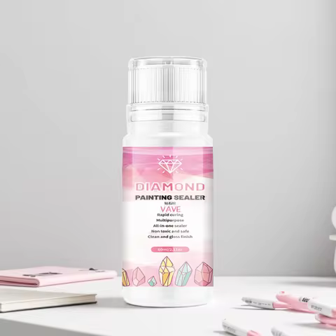 5d Diamond Painting Art Glue Permanent Hold Shine Effect Puzzle Sealer Sticky Diamond Embroidery Mos