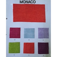 Monaco Fabric: Plain Velvet Sofa Fabric - Thick Fabric Interio Sofa Upholstery Bag
