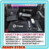 【PE02】PROTON e.MAS 5 7 E7 PHEV 10 in 1 Luxury Gift Box Set e.MAS 5 7 9 in 1 Black Gift Box e.MAS 5